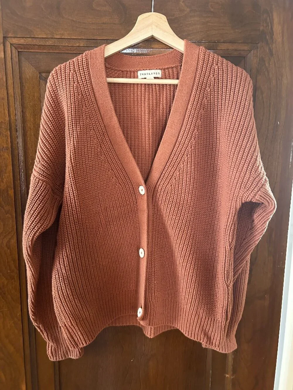 Tradlands Shelter Cardigan Sienna Sz S